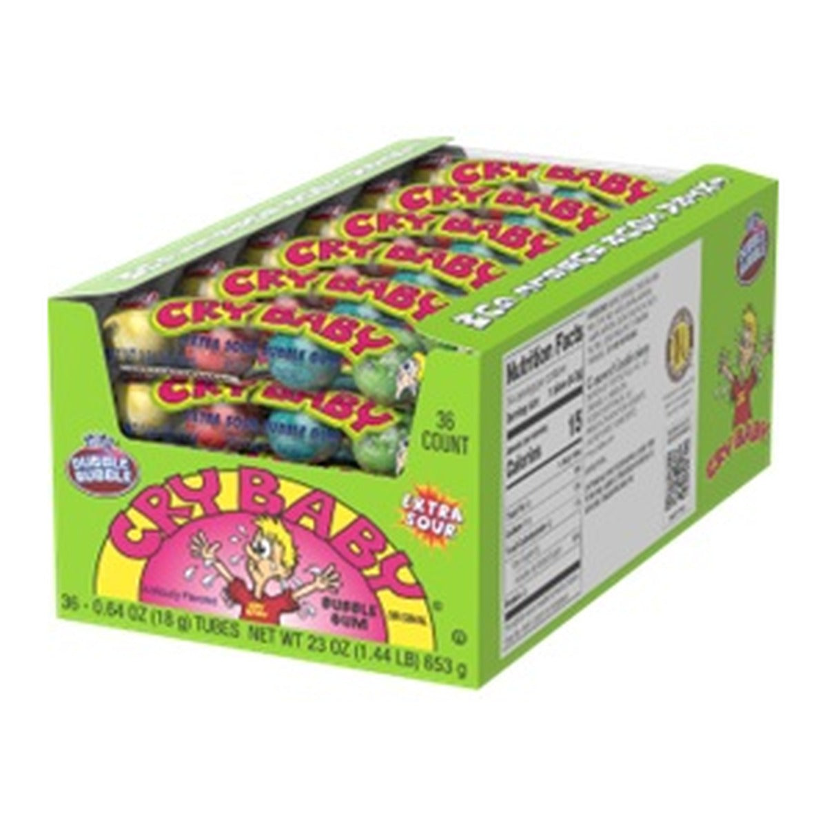 Cry Baby Bubble Gum 36ct (0.64oz) — full package