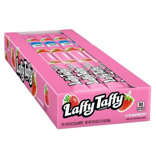 Laffy Taffy Rope Strawberry 0.81oz 24ct — full package