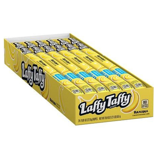 Laffy Taffy Rope Banana 0.81oz 24ct — full package