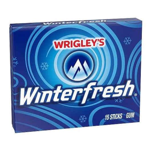 Winterfresh Stick Gum 15pc 10ct — full package