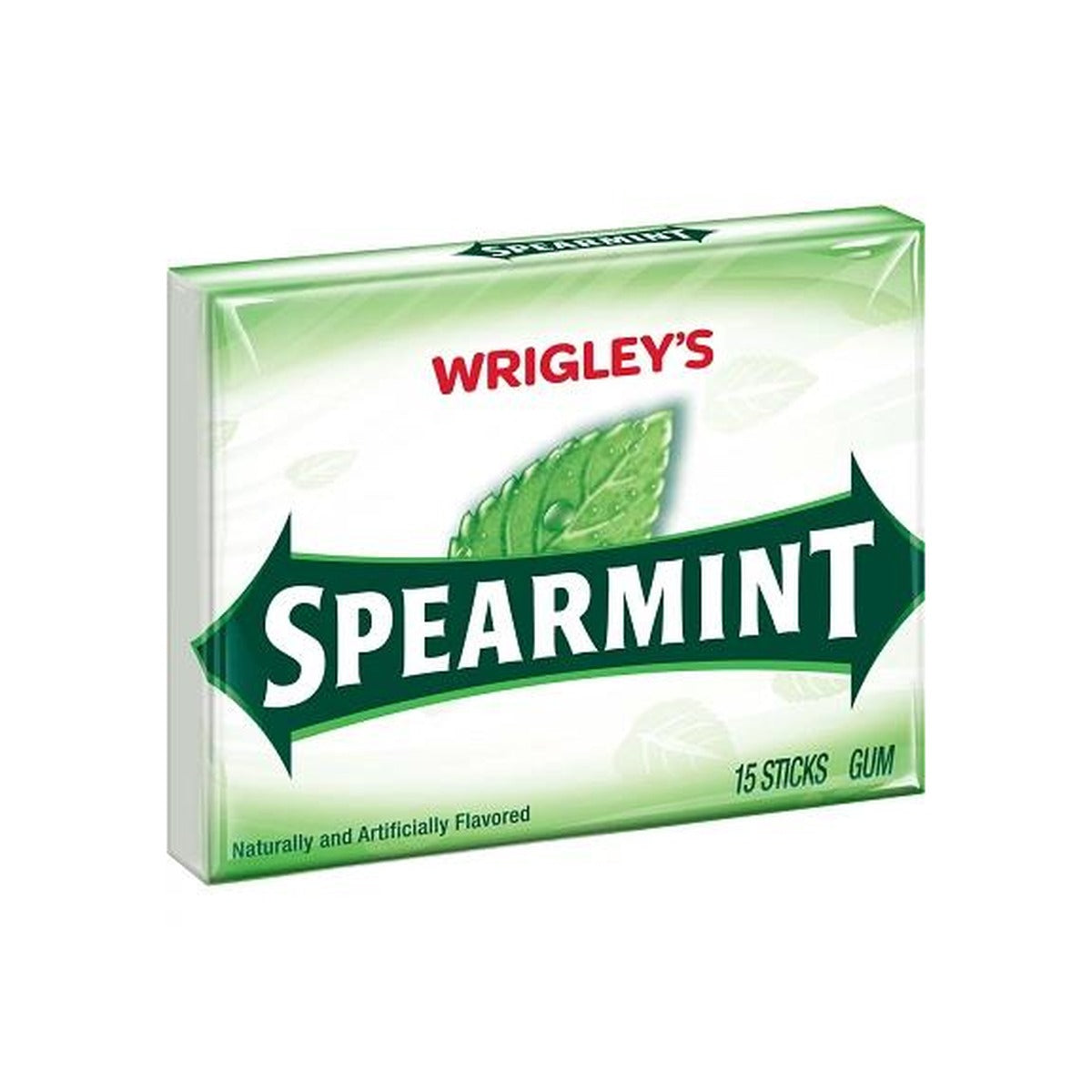 Wrigley's Spearmint Party Gum 15 Stick 10ct — full package