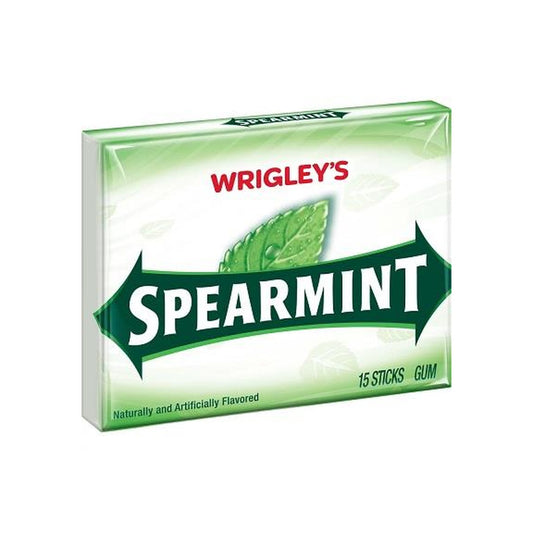 Wrigley's Spearmint Party Gum 15 Stick 10ct — full package