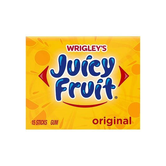 Juicy Fruit Original Stick Gum 15pc 10ct — full package