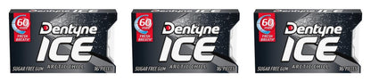 Dentyne Ice Arctic Chill Sugar-Free Gum 16-Piece Packs — 3-Pack