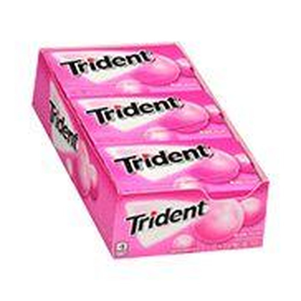 Trident Bubblegum Sugar-Free Gum 14pc Packs — pack