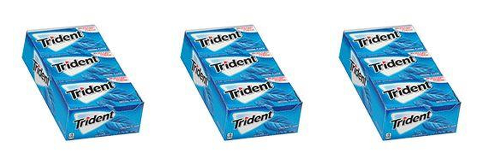 Trident Original Sugar-Free Gum 14pc Packs — 3-Pack