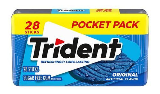 Trident Original Sugar-Free Gum 28-Stick Packs — pack