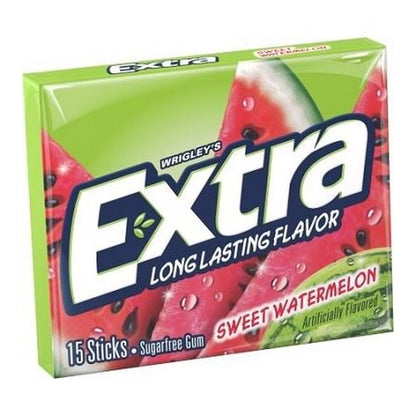 Extra Sweet Watermelon Sugar-Free Gum Party Packs 15-Stick — pack