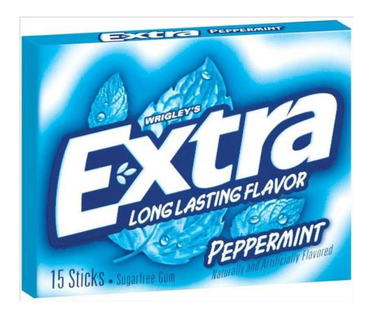 Extra Peppermint Sugar-Free Gum Party Packs 15-Stick — pack