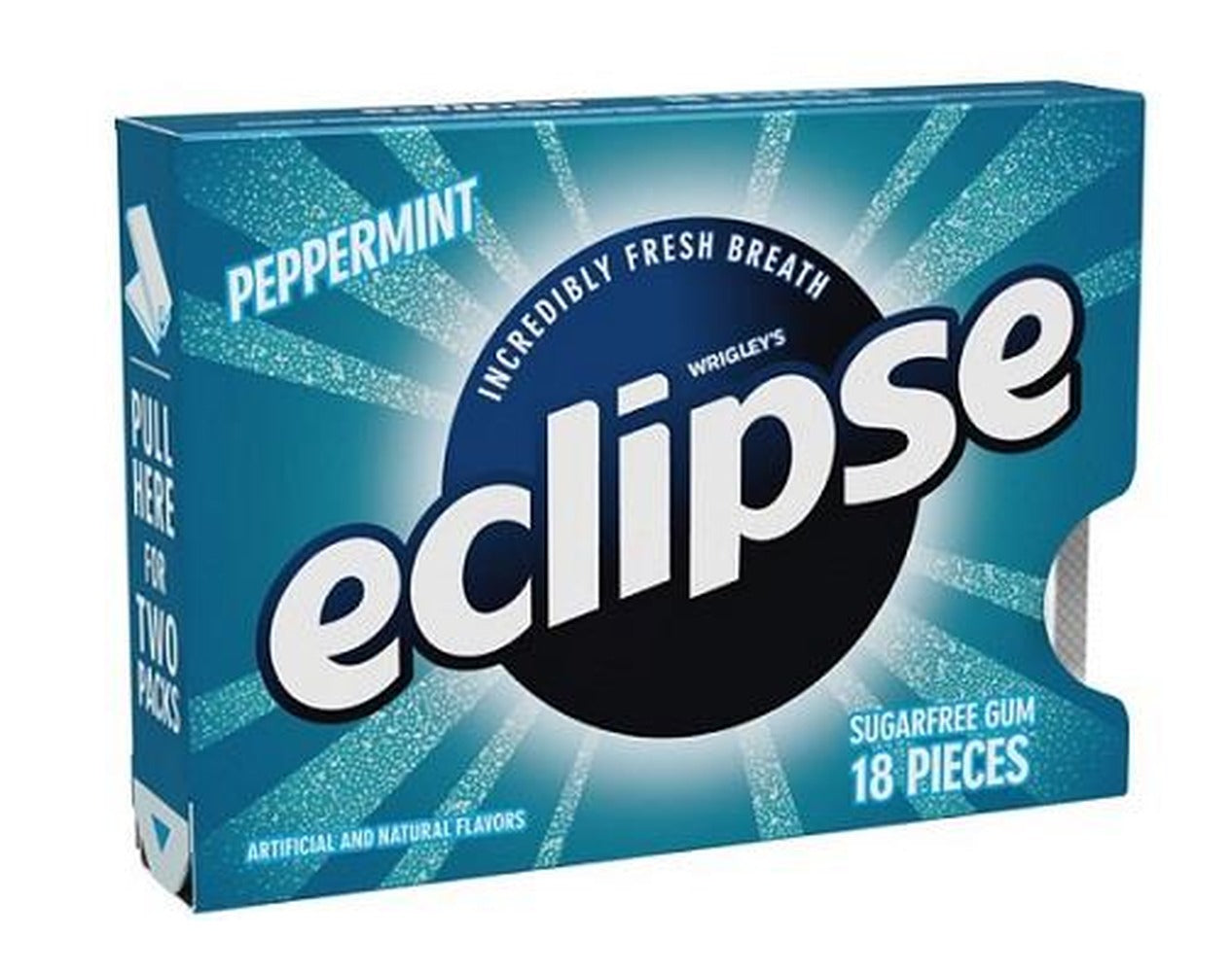 Eclipse Peppermint Sugar-Free Gum 18-Piece Packs — pack