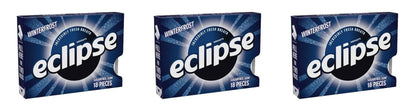 Eclipse Winterfrost Sugar-Free Gum 18-Piece Packs — 3-Pack