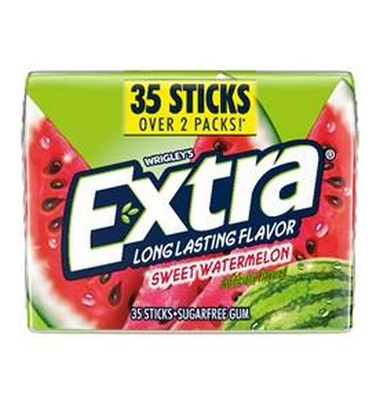 Extra Sweet Watermelon Sugar-Free Gum 35-Stick Packs — pack