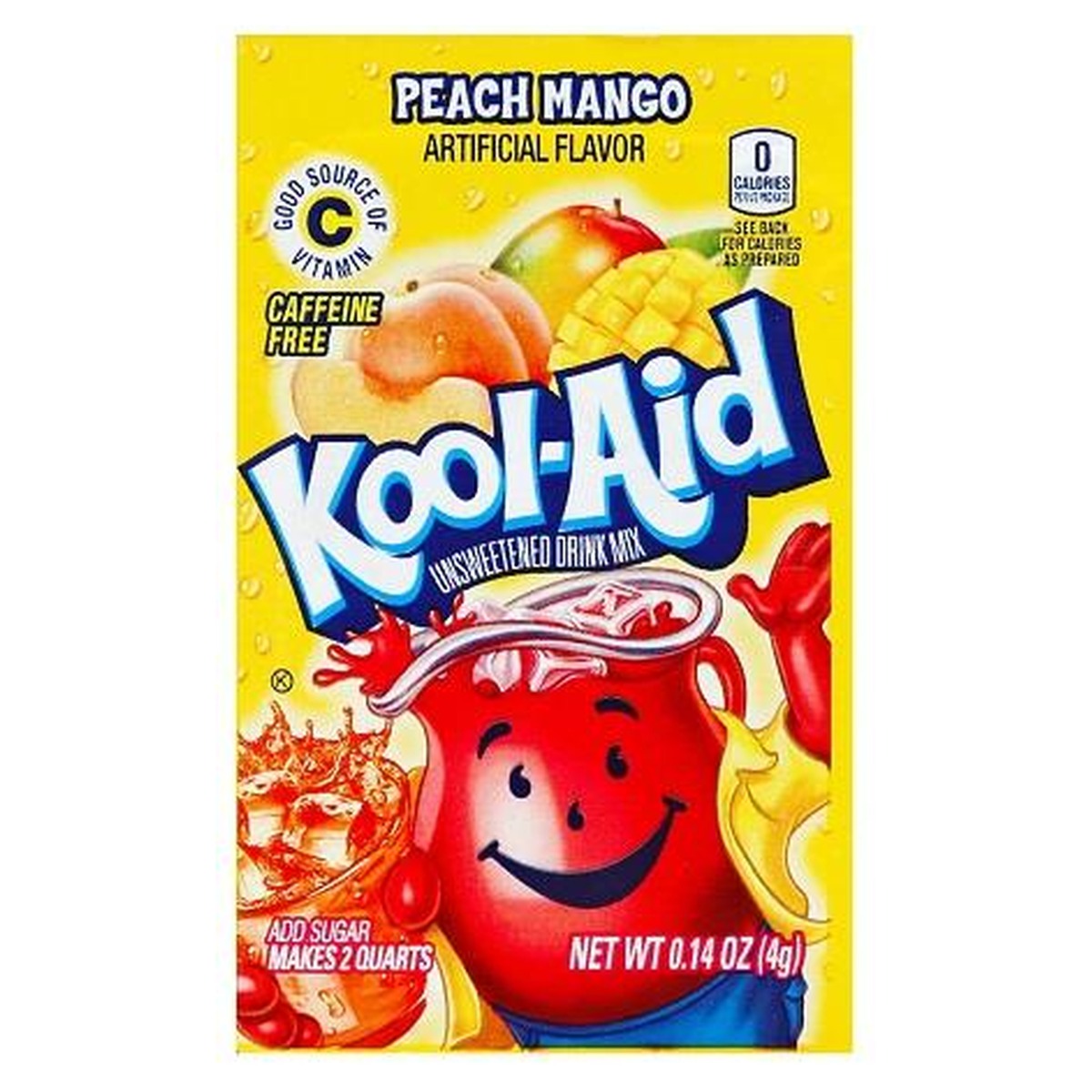 Kool-Aid Peach Mango Drink Mix 48ct (0.14OZ) pack
