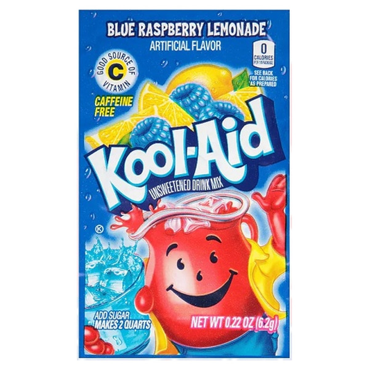 Kool-Aid Ice Blue Raspberry Lemonade Drink Mix 48ct pack
