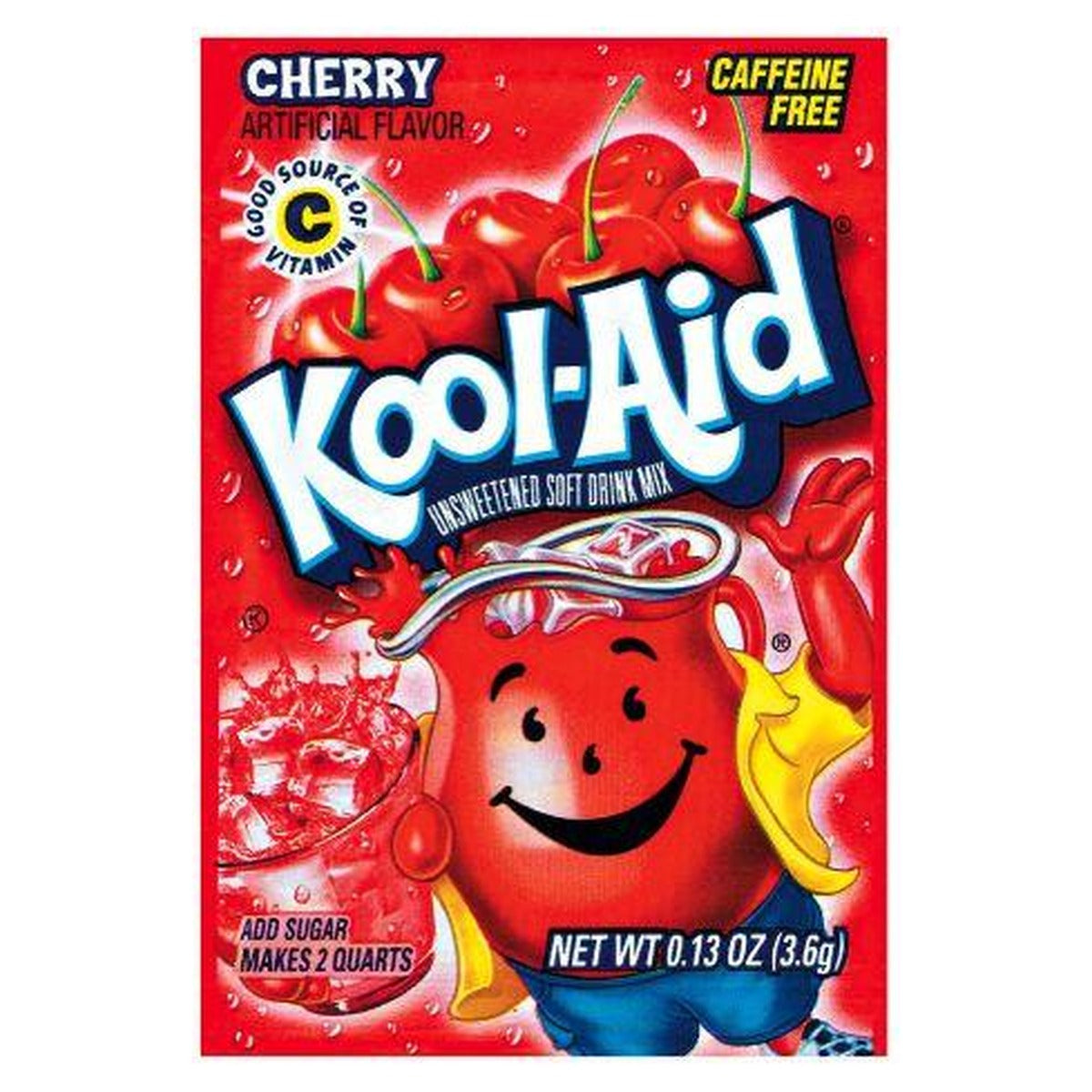 Kool-Aid Cherry Drink Mix 48ct (0.13OZ) pack