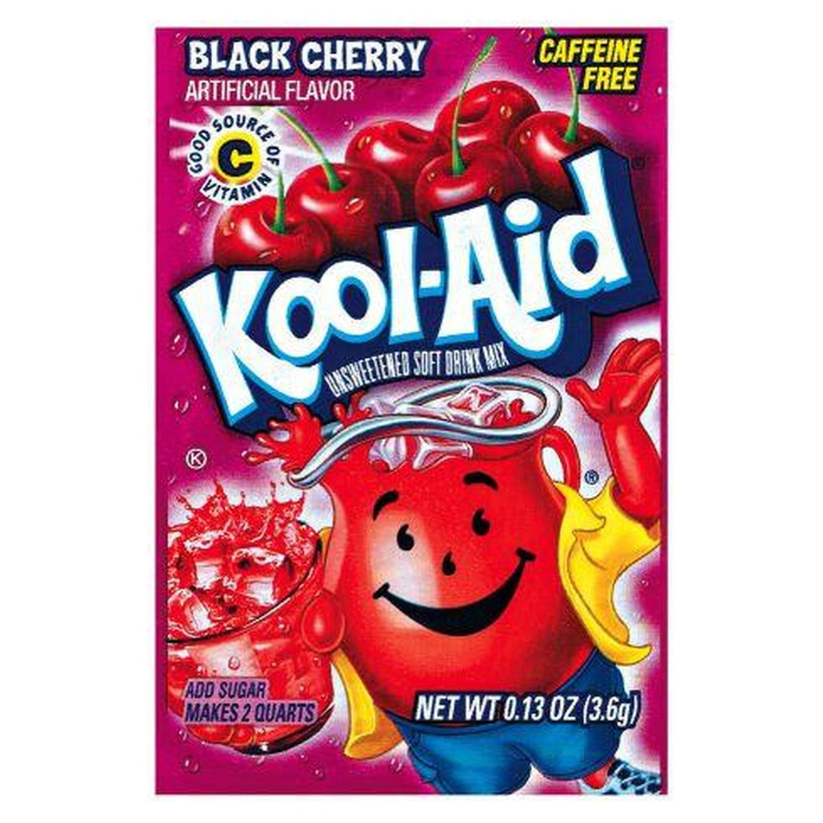 Kool-Aid Black Cherry Drink Mix 48ct (0.13OZ) pack