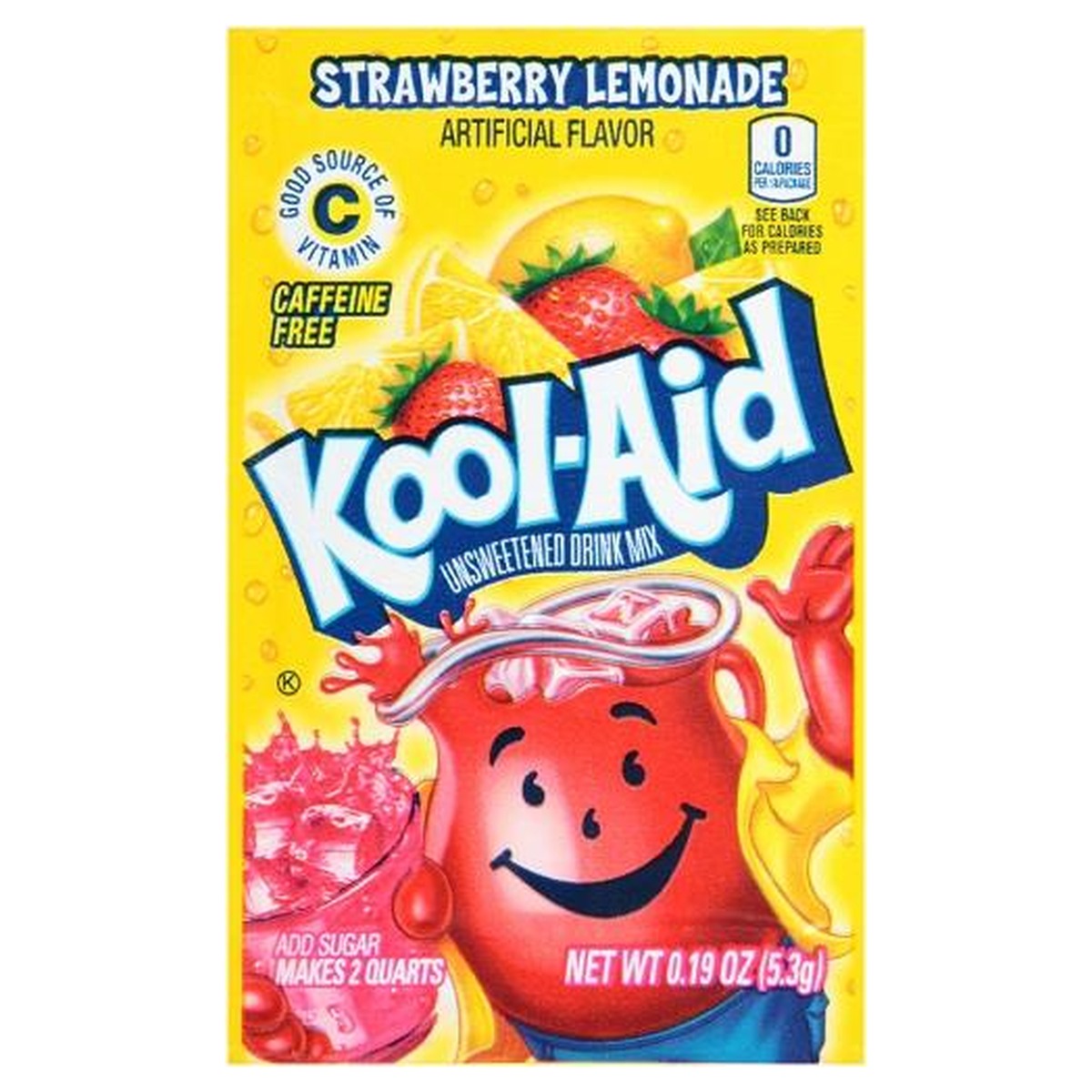 Kool-Aid Strawberry Lemonade Drink Mix 48ct (0.17OZ) pack