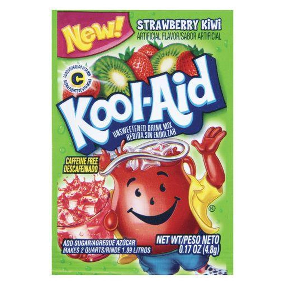 Kool-Aid Strawberry Kiwi Drink Mix 48ct (0.17OZ) pack