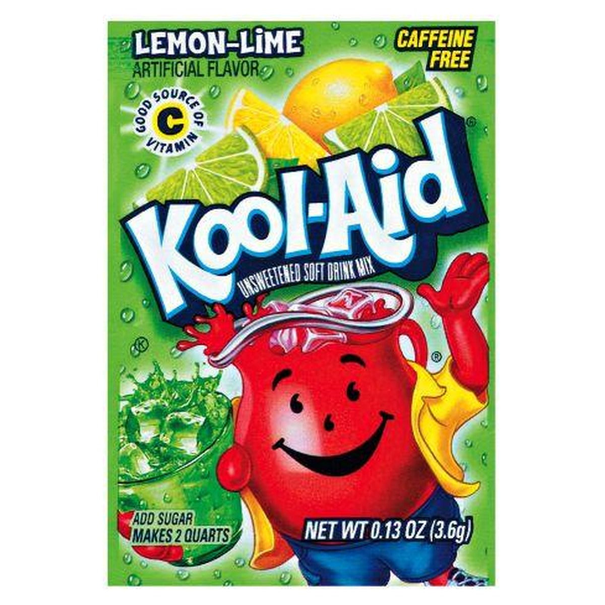 Kool-Aid Lemon Lime Drink Mix 48ct (0.13OZ) pack