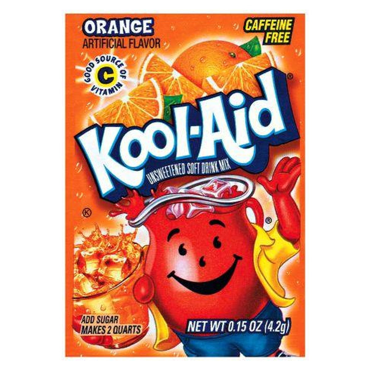 Kool-Aid Orange Drink Mix 48ct (0.15OZ) pack