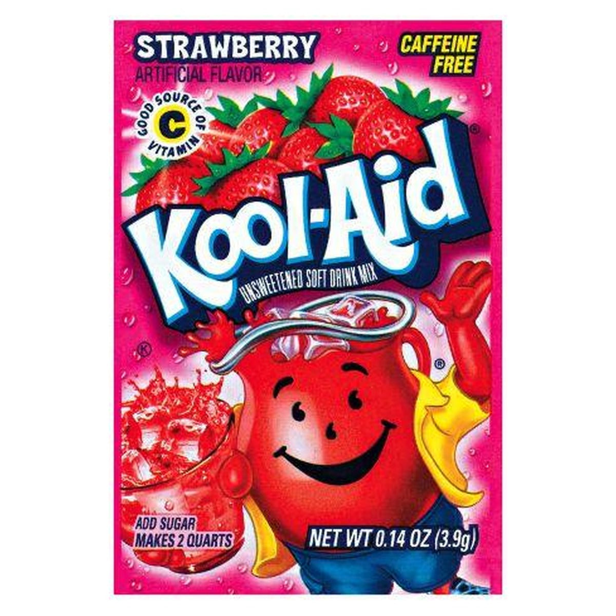 Kool-Aid Strawberry Drink Mix 48ct (0.14OZ) pack