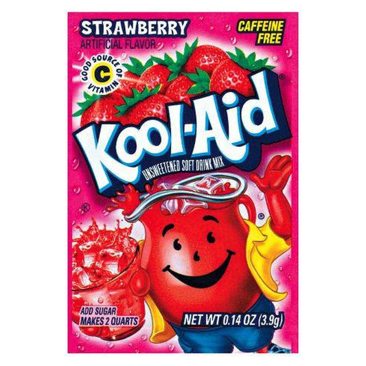 Kool-Aid Strawberry Drink Mix 48ct (0.14OZ) pack