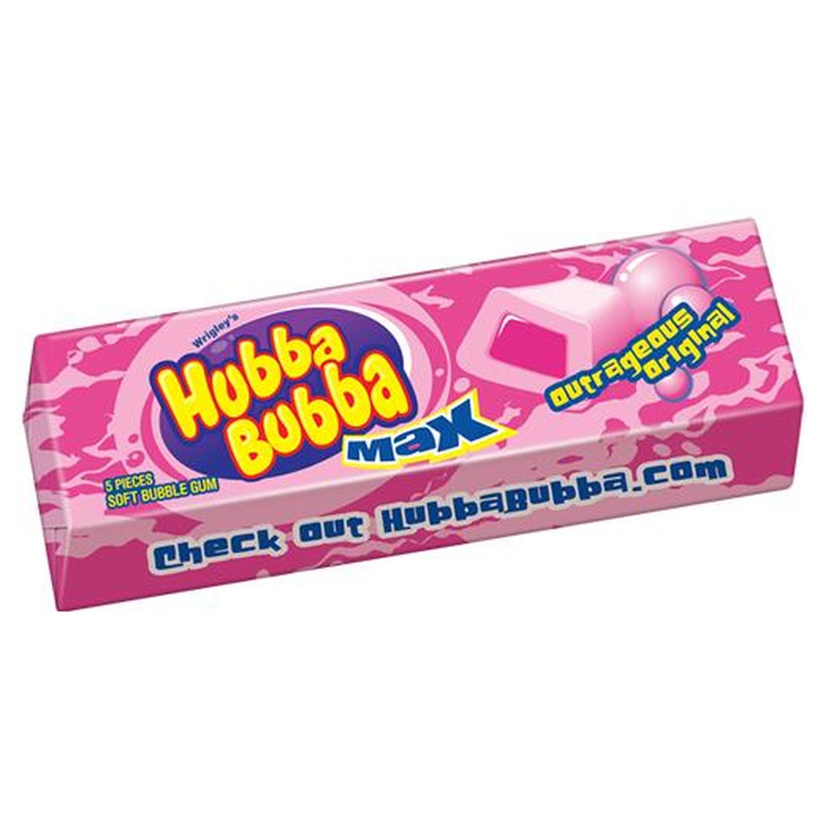 Hubba Bubba Original Gum 18ct (5 Piece) — full package