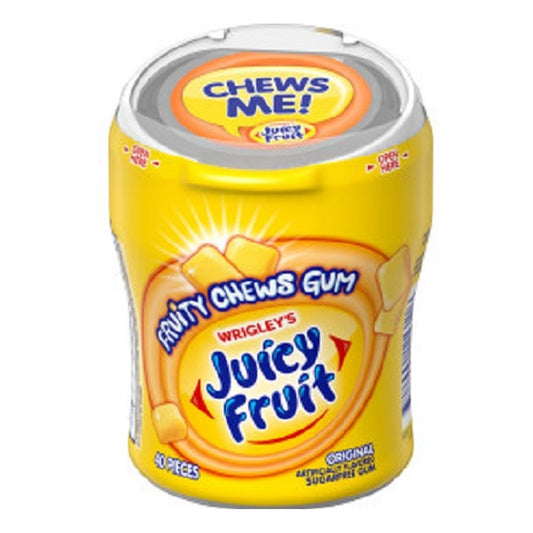 Juicy Fruit Fruity Chews Bottle Original 40pc 4ct — full package