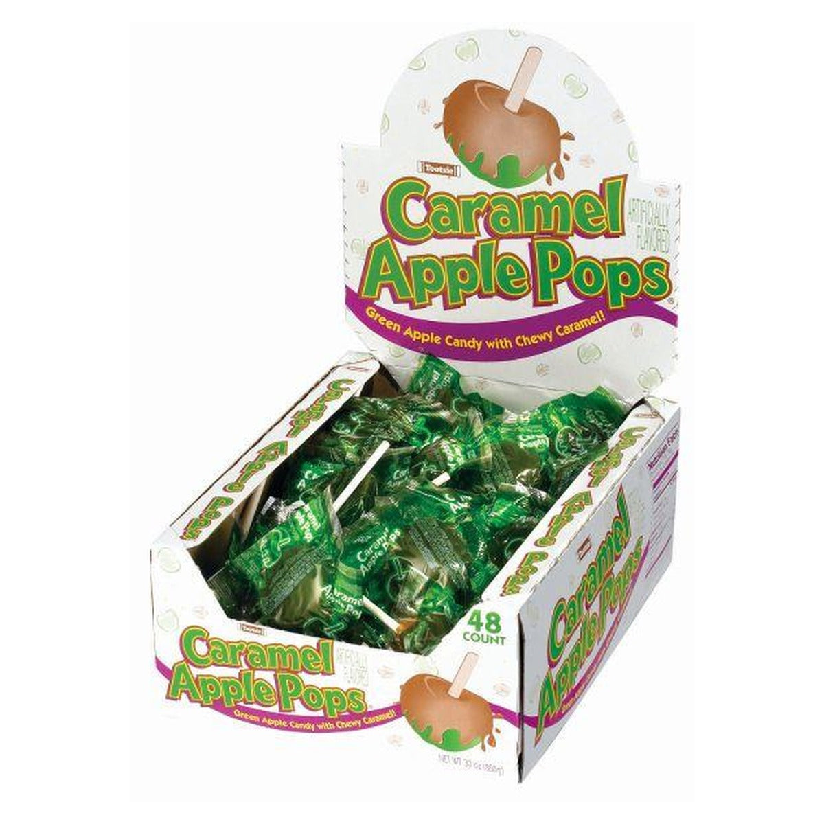 Caramel Apple Pops 0.62oz 48ct — full package