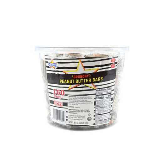 Crunchy Peanut Butter Bars Tub 160ct pack — full package