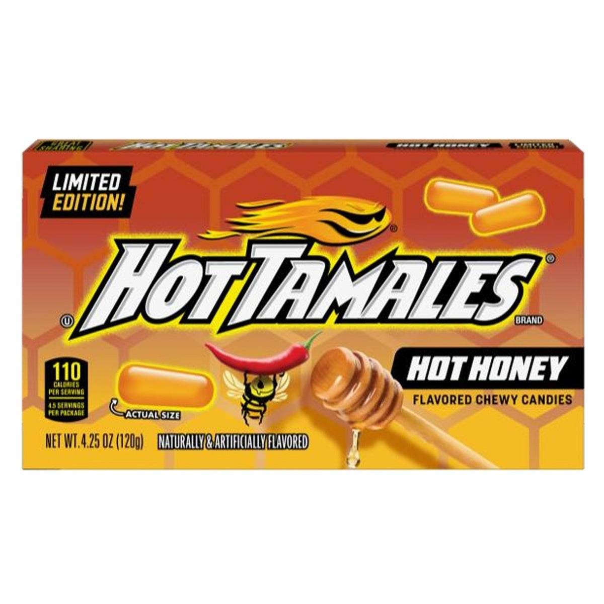 Hot Tamales Limited Edition Hot Honey 4.25oz — Case of 12