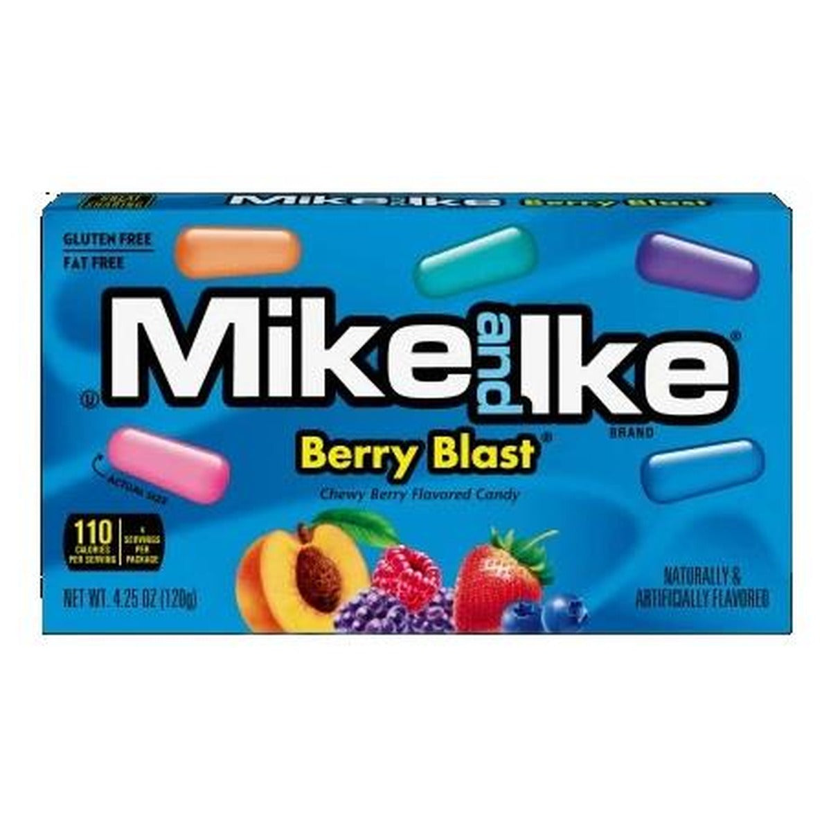 Mike and Ike BERRY BLAST 4.25OZ Theater Box pack — full package