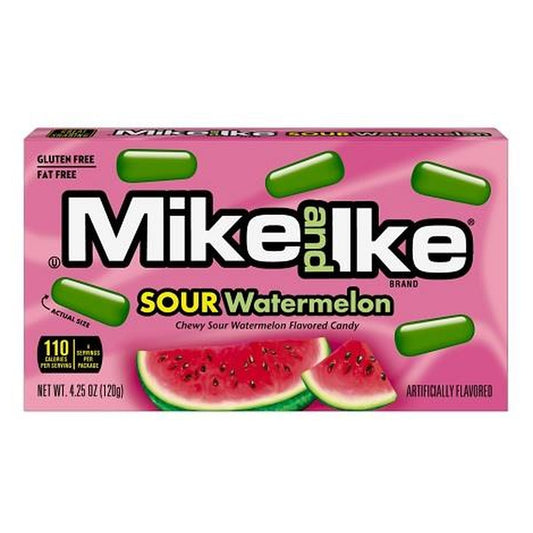 Mike and Ike Sour Watermelon 4.25oz Theater Box pack — full package