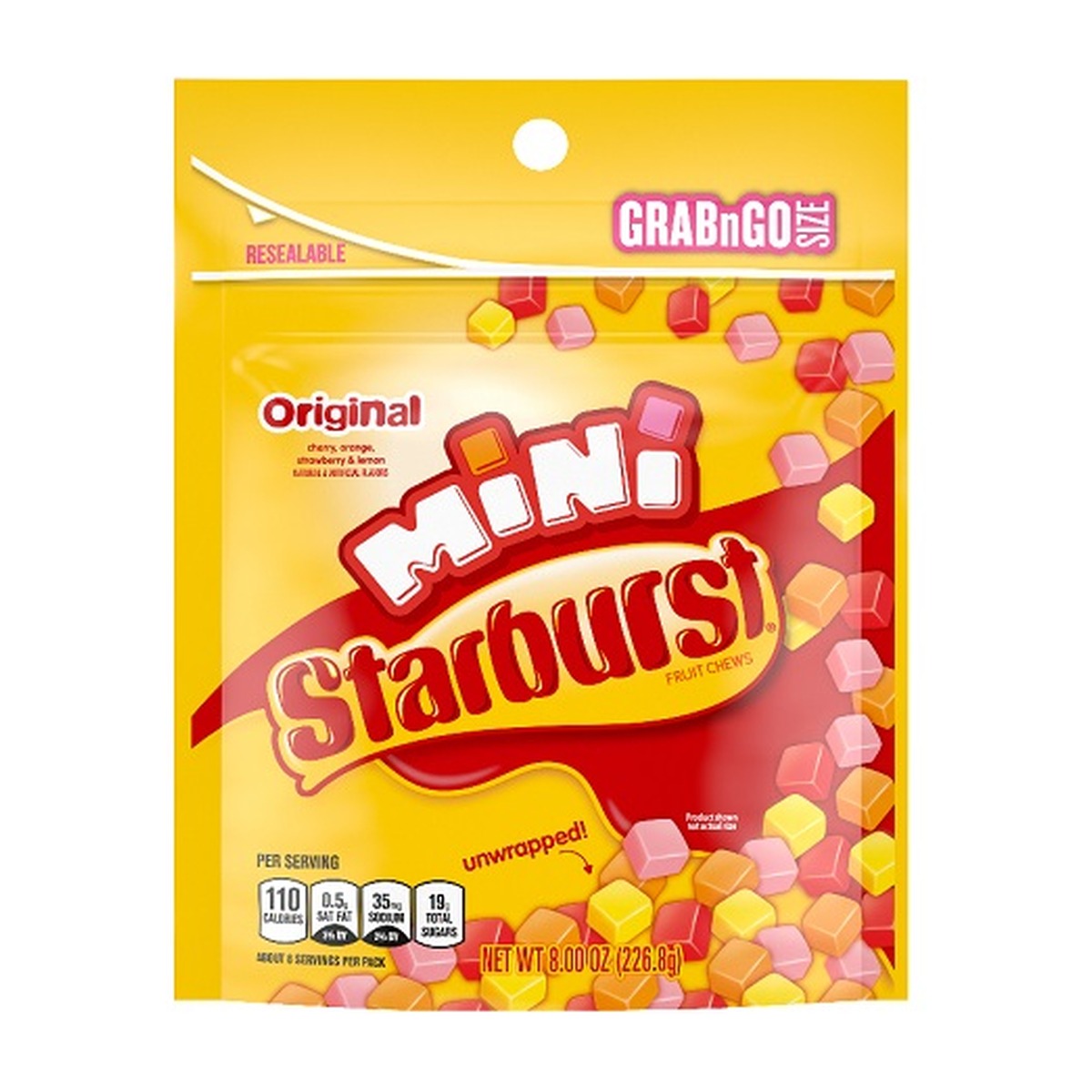 Starburst Minis Original 8oz Pouch pack — full package