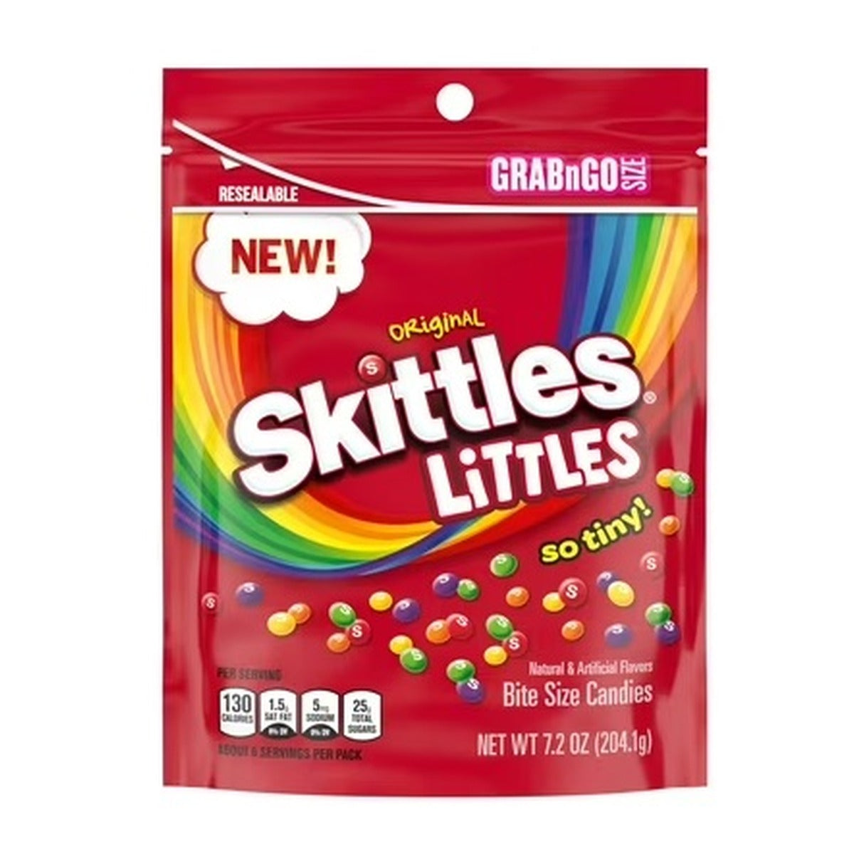 Skittles Littles 7.2oz Pouch pack — full package