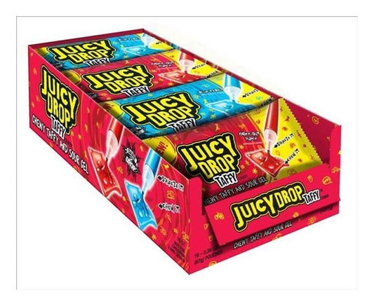 Juicy Drop Taffy 2.36oz — Box of 16