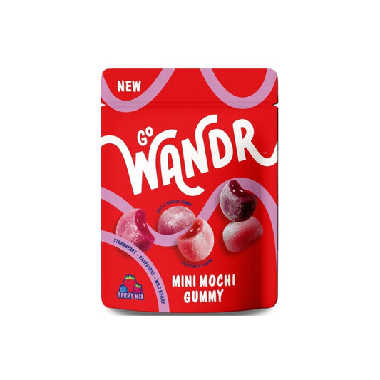 Go Wandr Mini Mochi Gummy Berry Mix 5oz pack — full package