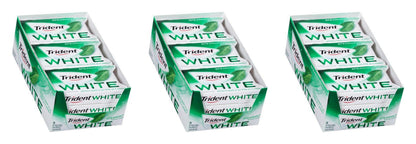 Trident White Spearmint Sugar-Free Gum 16pc Packs — 3-Pack