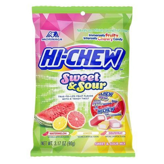 Hi-Chew Peg Bag Sweet & Sour Mix 3.17oz pack