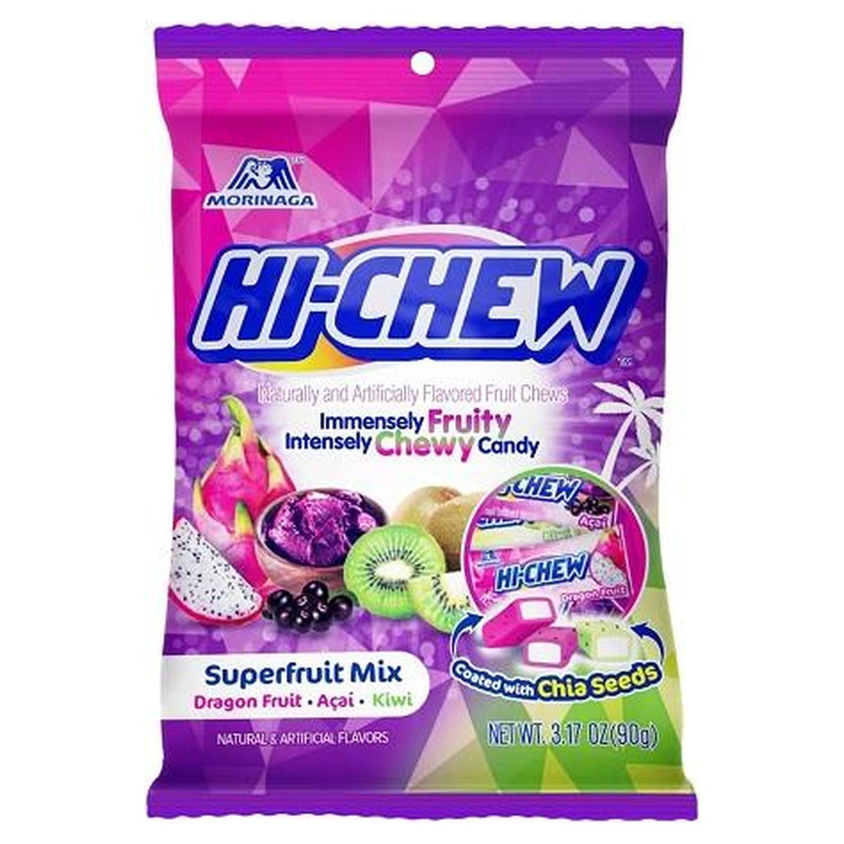 Hi-Chew Peg Bag Superfruit Mix 3.17oz pack