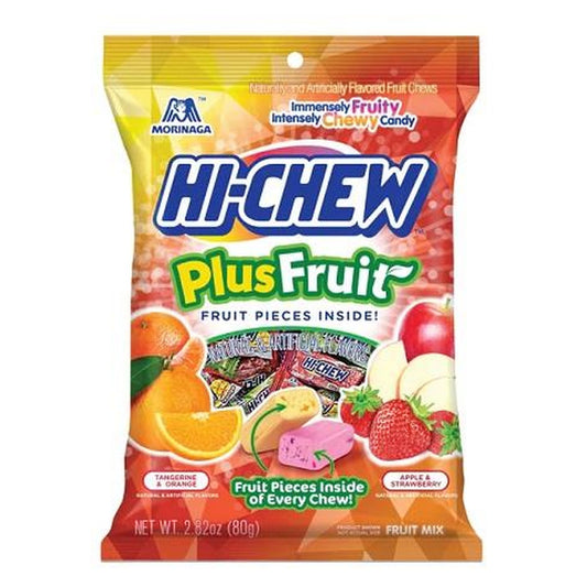 Hi-Chew Peg Bag Plus Fruit 2.82oz pack