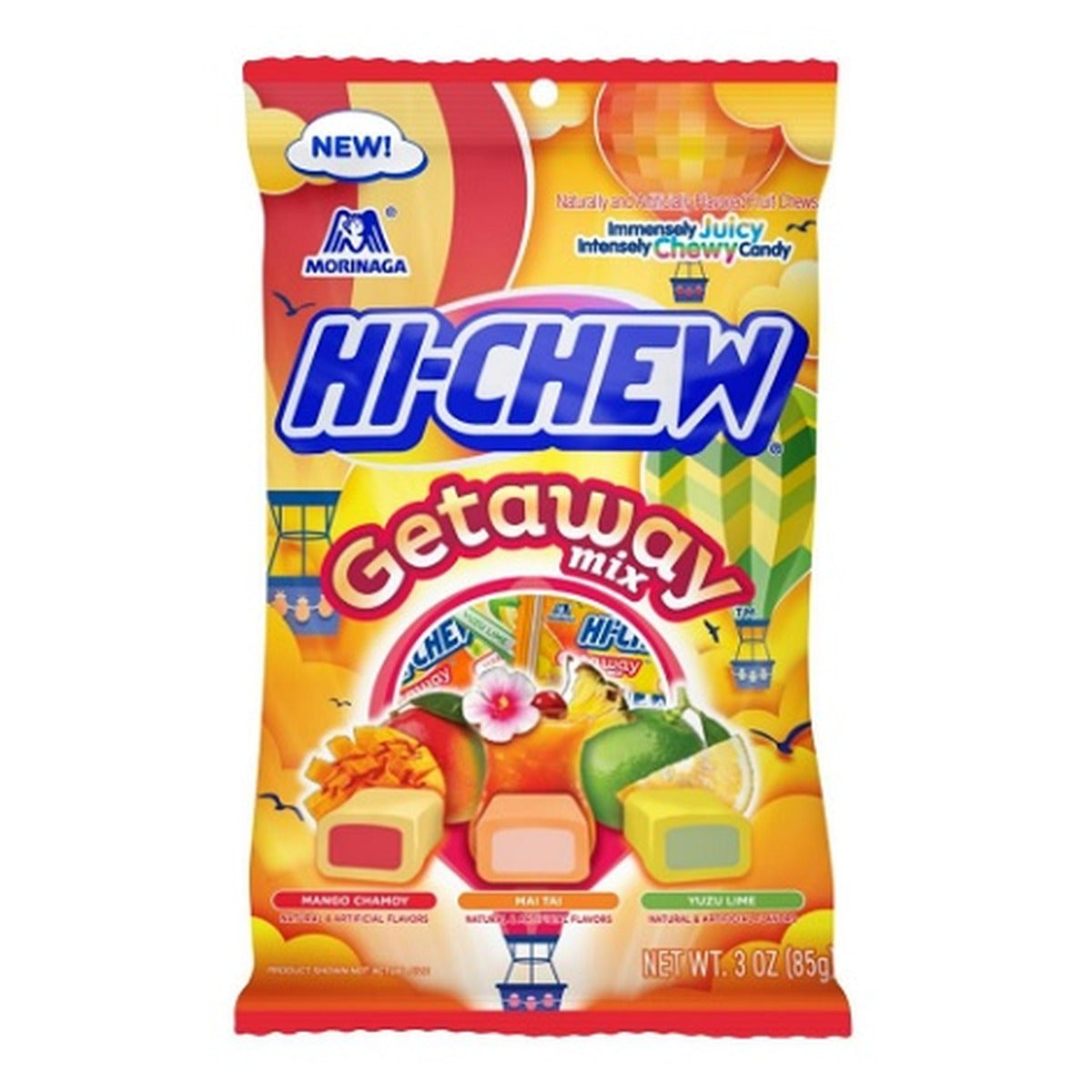 Hi-Chew Peg Bag Getaway Mix 3oz pack