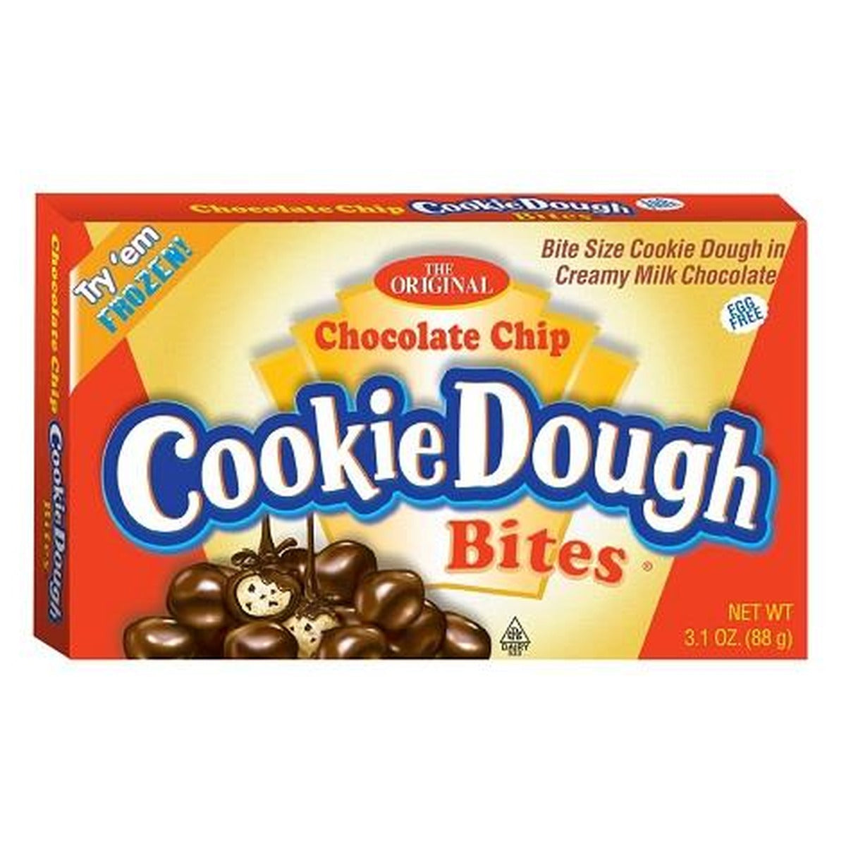 Cookie Dough Bites Chocolate Chip 3.1oz pack — full package