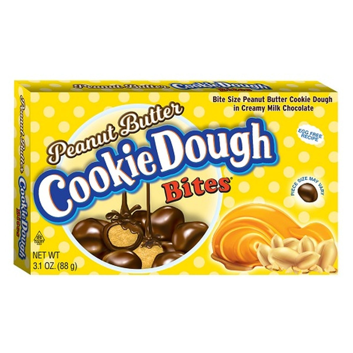 Cookie Dough Bites Peanut Butter 3.1oz pack — full package