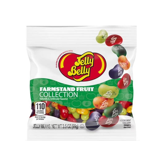 Jelly Belly Farmstand Fruit 3.5oz Peg Bag pack — full package