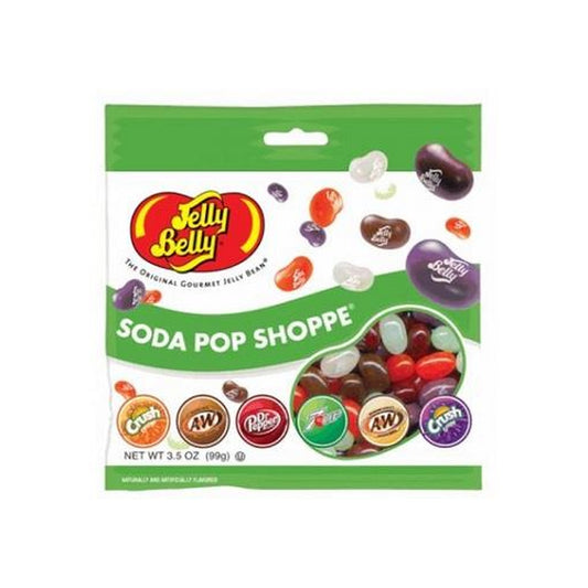 Jelly Belly Soda Pop Shoppe 3.5oz Peg Bag pack — full package