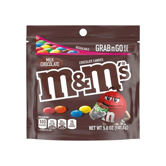 M&M's Milk Chocolate 5oz Pouch pack — full package