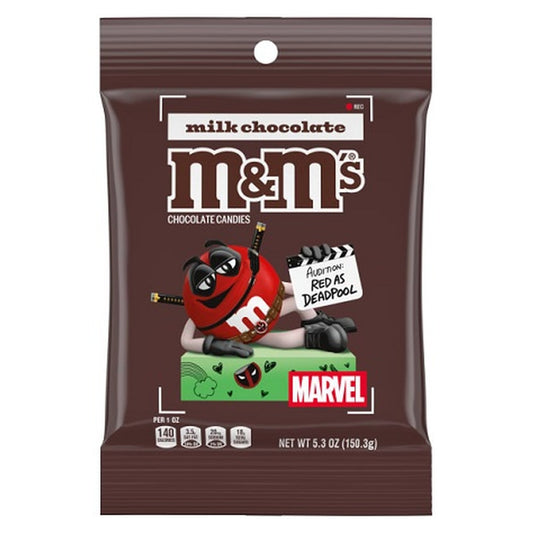 M&M's Limited Edition Marvel Milk Chocolate Peg Bag 5.3oz — Case of 12