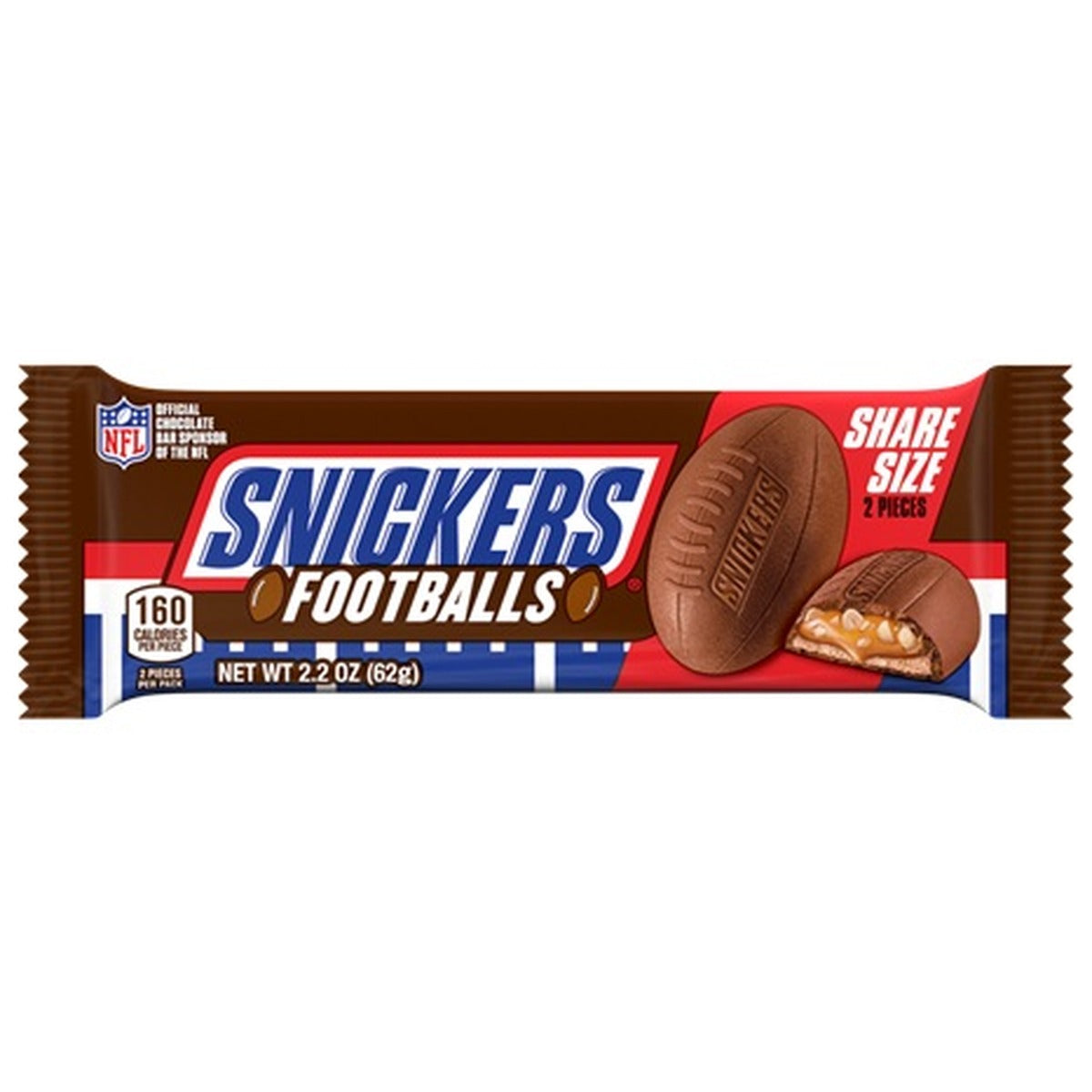 Snickers Limited Edition Footballs 2.2oz — full package
