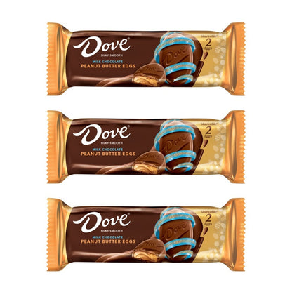 Dove Limited Edition Peanut Butter Eggs 2.12oz — 3-Pack